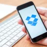 Aplicativo da Dropbox no celular