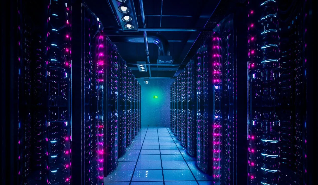 Data centers têm demanda impulsionada pela IA. Foto: Canva