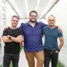 Eduardo Tega, Gustavo Verginelli e Marcelo Nicolau, sócios da Sportheca