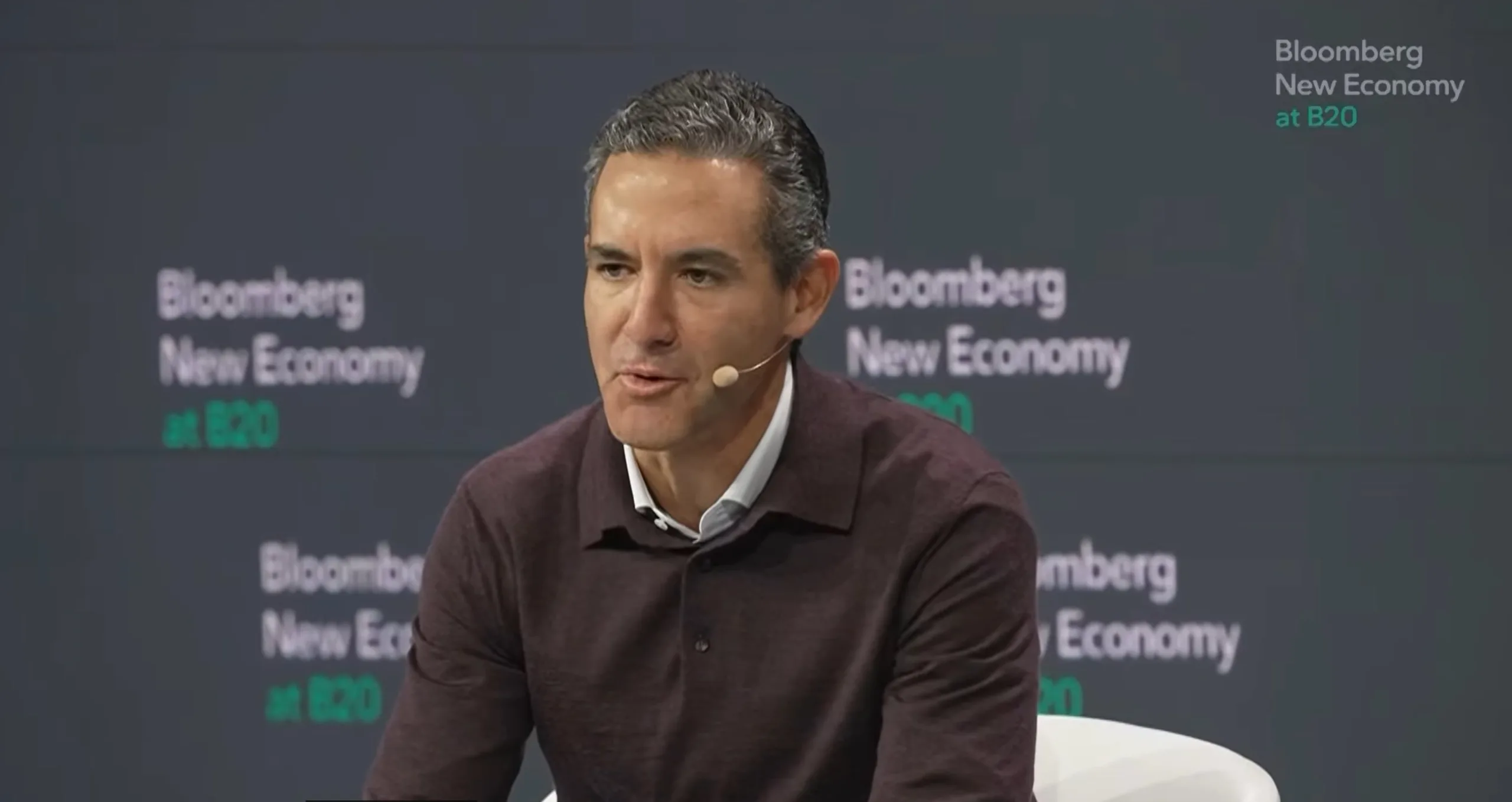 David Velez, fundador e CEO do Nubank, no Bloomberg New Economy