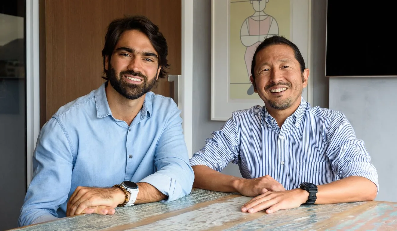 João Zecchin e Dan Yamamura, sócios fundadores da BRX Finance. Foto: Divulgação