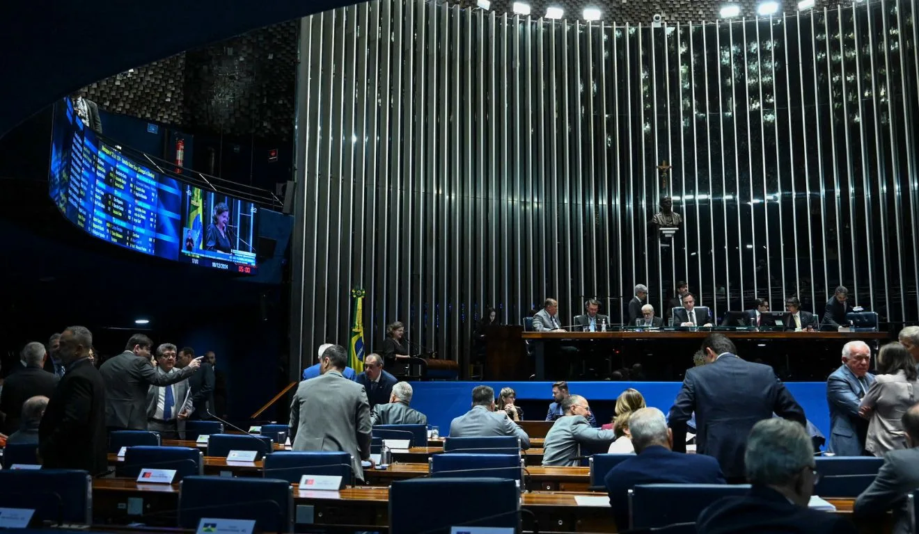 Plenário do Senado aprovou o marco regulatório da inteligência artificial (IA). Foto: Agência Senado