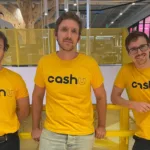 Yuri Fonseca, Thiago Saldanha e João Otávio Torquato, fundadores da CashU