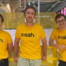 Yuri Fonseca, Thiago Saldanha e João Otávio Torquato, fundadores da CashU