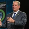 Al Gore durante evento sobre clima em 2017.