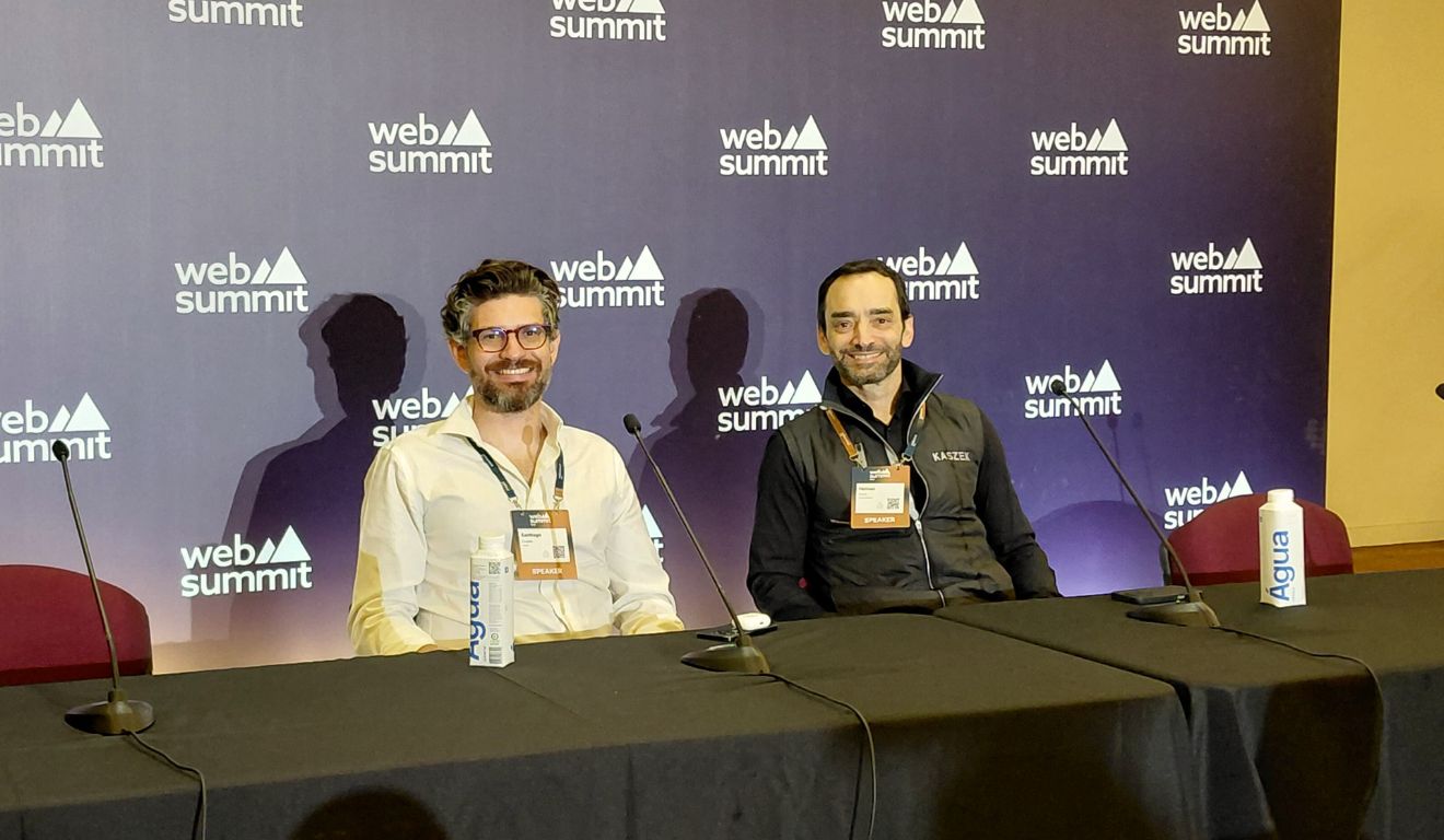 Hernan Kazah, co-founder da Kaszek Ventures, e Santiago Fossatti, partner