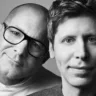 Fotografia de Sam Altman, da OpenAI, com Jony Ive, divulgada pela dona do ChatGPT