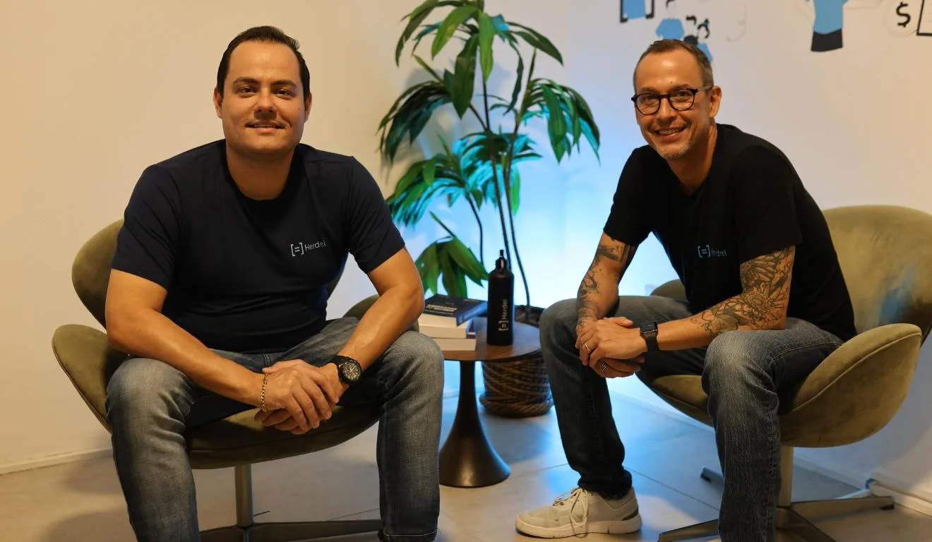 Daniel Duque (CEO) e Gustavo Costa (COO), fundadores da Herdei