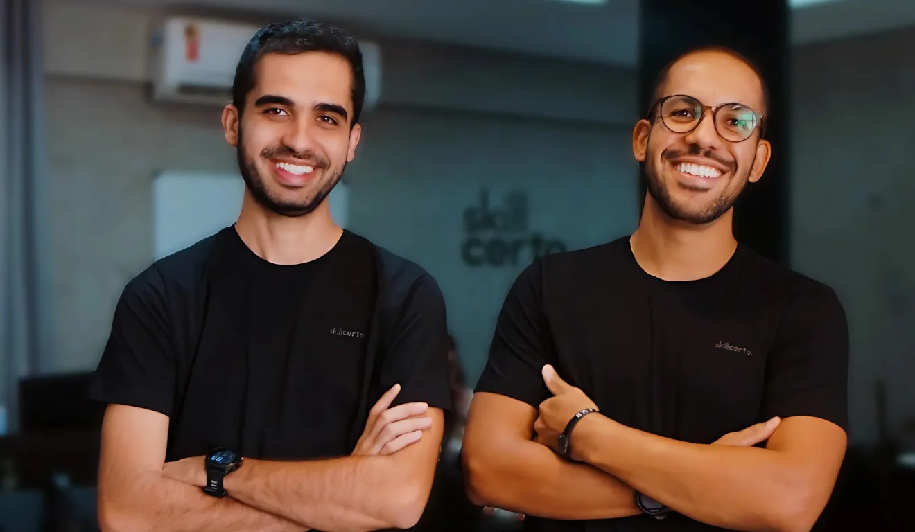 João Pedro Nascimento e Felipe Gaudêncio, da Skillcerto | Foto: divulgação João Pedro Nascimento e Felipe Gaudêncio, da Skillcerto | Foto: divulgação