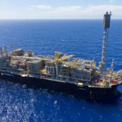 Plataforma da Petrobras no pré-sal da Bacia de Santos | Foto: Divulgação/Petrobras