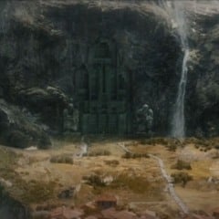 Entrada da cidade fictícia de Erebor | Reprodução The Hobbit