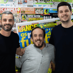 Lucas Arruda, Paulo Ganime e Miguel Tápias | Foto: divulgação