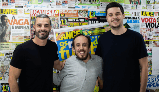 Lucas Arruda, Paulo Ganime e Miguel Tápias | Foto: divulgação