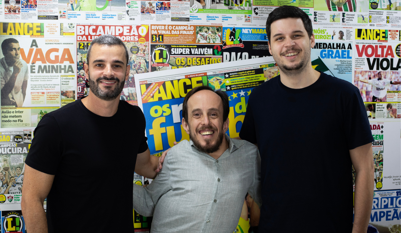 Lucas Arruda, Paulo Ganime e Miguel Tápias | Foto: divulgação Lucas Arruda, Paulo Ganime e Miguel Tápias | Foto: divulgação