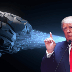 Menos regulações e combate à IA chinesa faz parte do plano de Donald Trump | Foto: Shutterstock/Canva