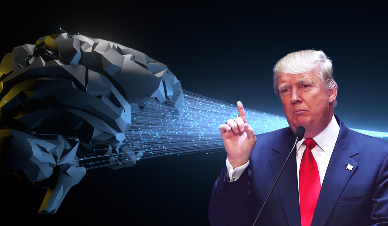 Menos regulações e combate à IA chinesa faz parte do plano de Donald Trump | Foto: Shutterstock/Canva
