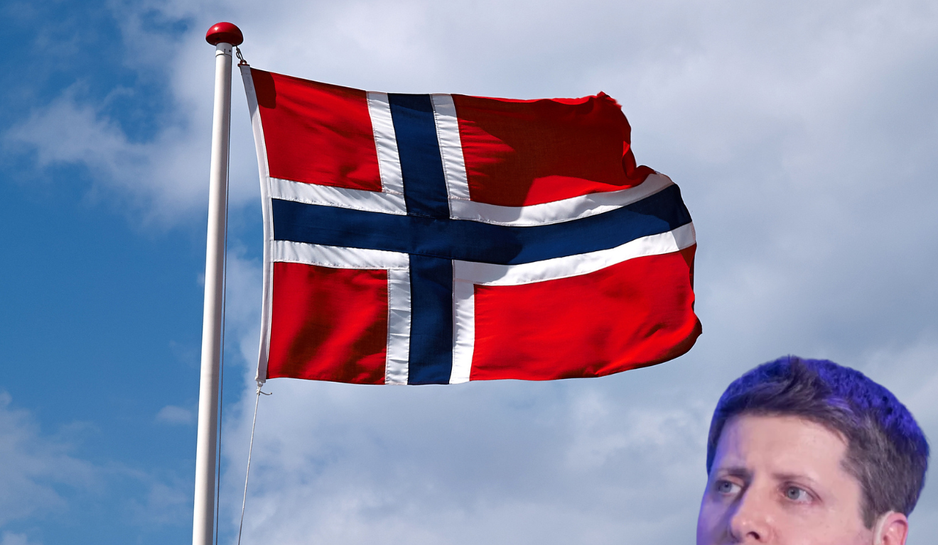 Sam Altman, CEO da OpenAI, está de olho na Noruega | Foto: Canva