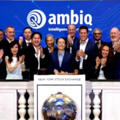 Cerimônia do IPO da Ambiq Micro na NYSE | Reprodução YouTube/NYSE