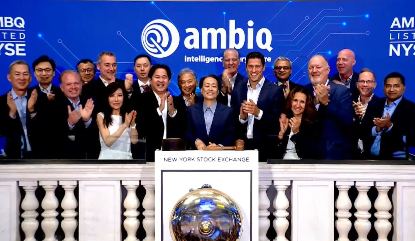 Cerimônia do IPO da Ambiq Micro na NYSE | Reprodução YouTube/NYSE Cerimônia do IPO da Ambiq Micro na NYSE | Reprodução YouTube/NYSE