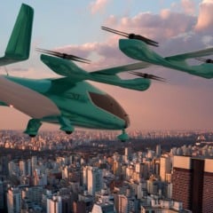 Projeto de eVTOL da Eve, subsidiária da Embraer | Foto: Divulgação