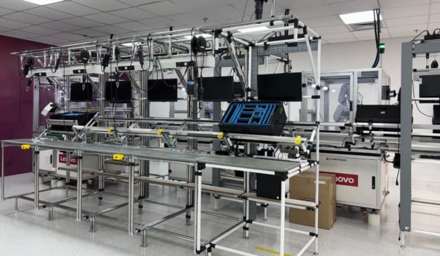 Laboratório de Pesquisa e Desenvolvimento (P&D) da Lenovo em Indaiatuba