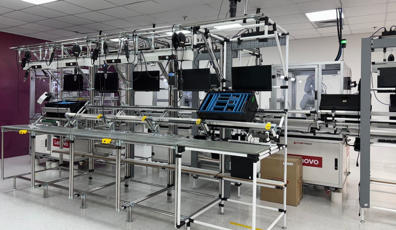 Laboratório de Pesquisa e Desenvolvimento (P&D) da Lenovo em Indaiatuba