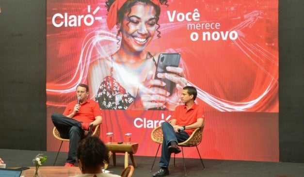 Marcio Carvalho, CMO, junto de Rodrigo Marques, CEO da Claro