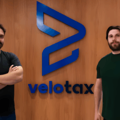 Eduardo Esmanhotto e Victor Savioli, cofundadores da Velotax | Foto: divulgação