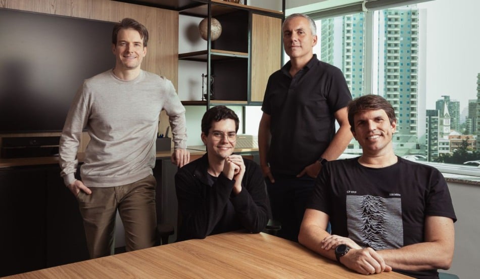 Fundadores da Crown: John Delaney, Vinicius Corrêa, Alex Gorra e Bruno Passos | Foto: Divulgação