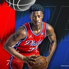 VJ Edgecombe, jogador no Philadelphia 76ers | Foto: Divulgação / NBA