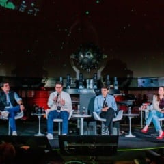 Painel no Zoop Summit com Gustavo Brigatto, Cesário Martins, Daniel Becker e Lilian Goldstein Ferraz | Foto: Divulgação
