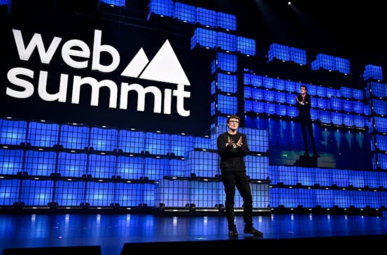 Paddy Cosgrave, durante a abertura do Web Summit Lisboa 2025 | Foto: divulgação