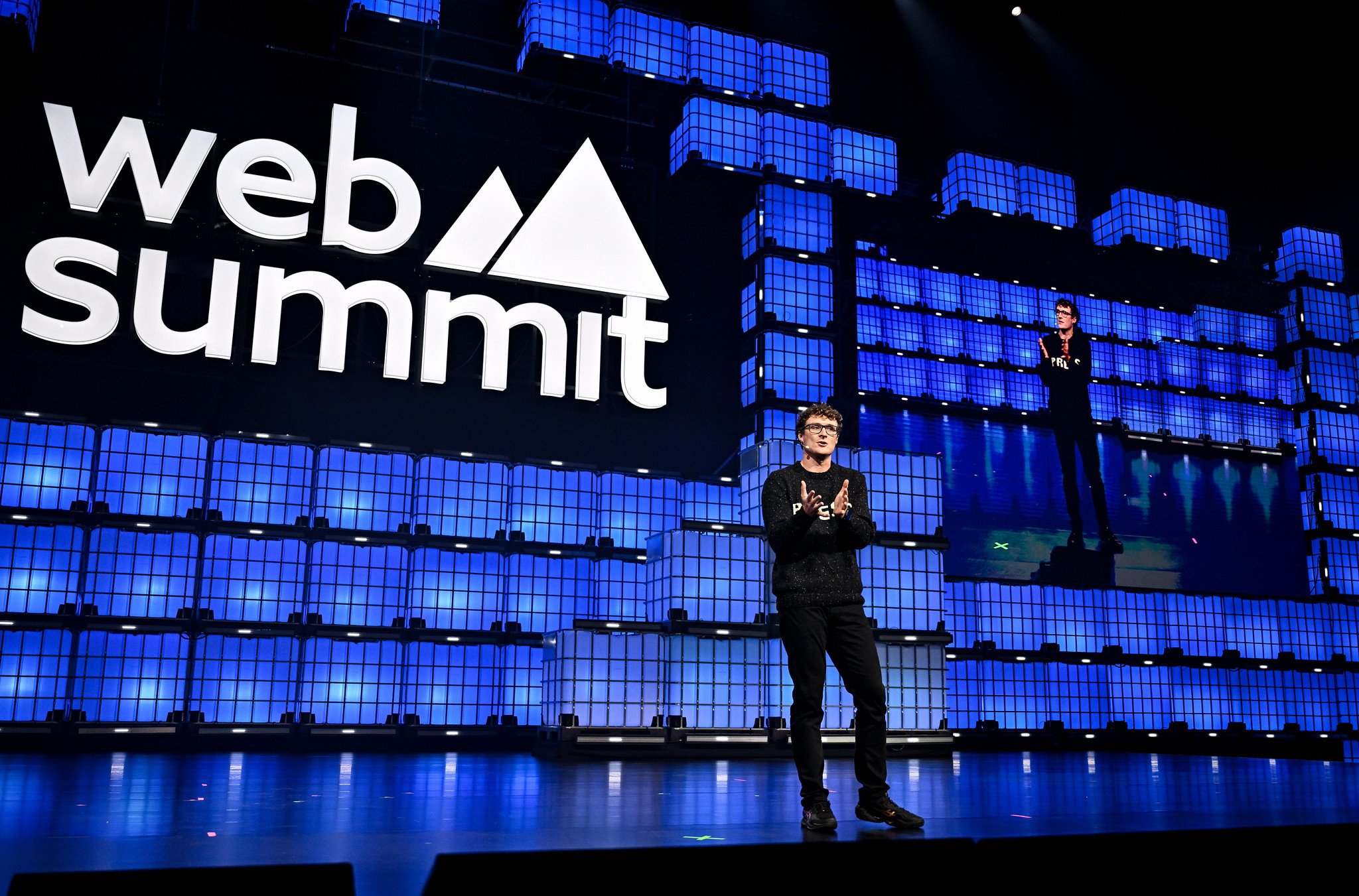 Paddy Cosgrave, durante a abertura do Web Summit Lisboa 2025 | Foto: divulgação