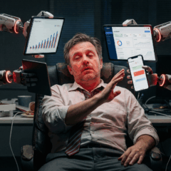 IA ajuda a resolver o problema do founder "sem braço" | Foto: IA