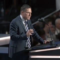 Peter Thiel, na convenção do Partido Republicano dos Estados Unidos em 2016 | Foto: Shutterstock
