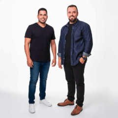 Gustavo Caceres e Ricardo Martins, sócio fundadores da Rastro Neural