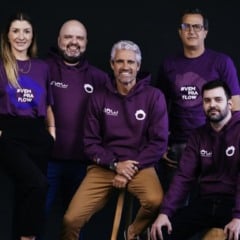 Liderança da FlowCredi: Deivid Bastos, Rodrigo Gordinho, Mayle Vaz e Caio Alfano | Foto: Divulgação