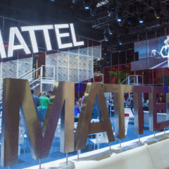 Stand da Mattel durante o Licensing Expo 2014