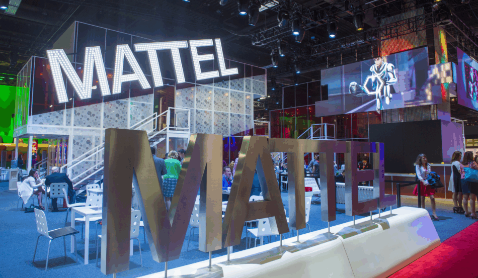 Stand da Mattel durante o Licensing Expo 2014