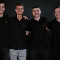 Os fundadores do B55: Guilherme Benchimol, Andr&eacute; Street, Cristhiano Fa&eacute; e David V&eacute;lez | Foto: Divulga&ccedil;&atilde;o