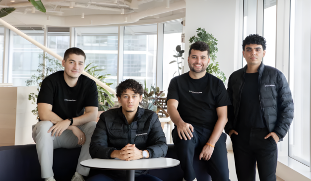 Felipe Tiozo (CTO), Luan Cavallaro (CMO), Felipe Silva (CPO) e Robson Amorim (CEO), cofundadores da BeConfident | Foto: divulgação