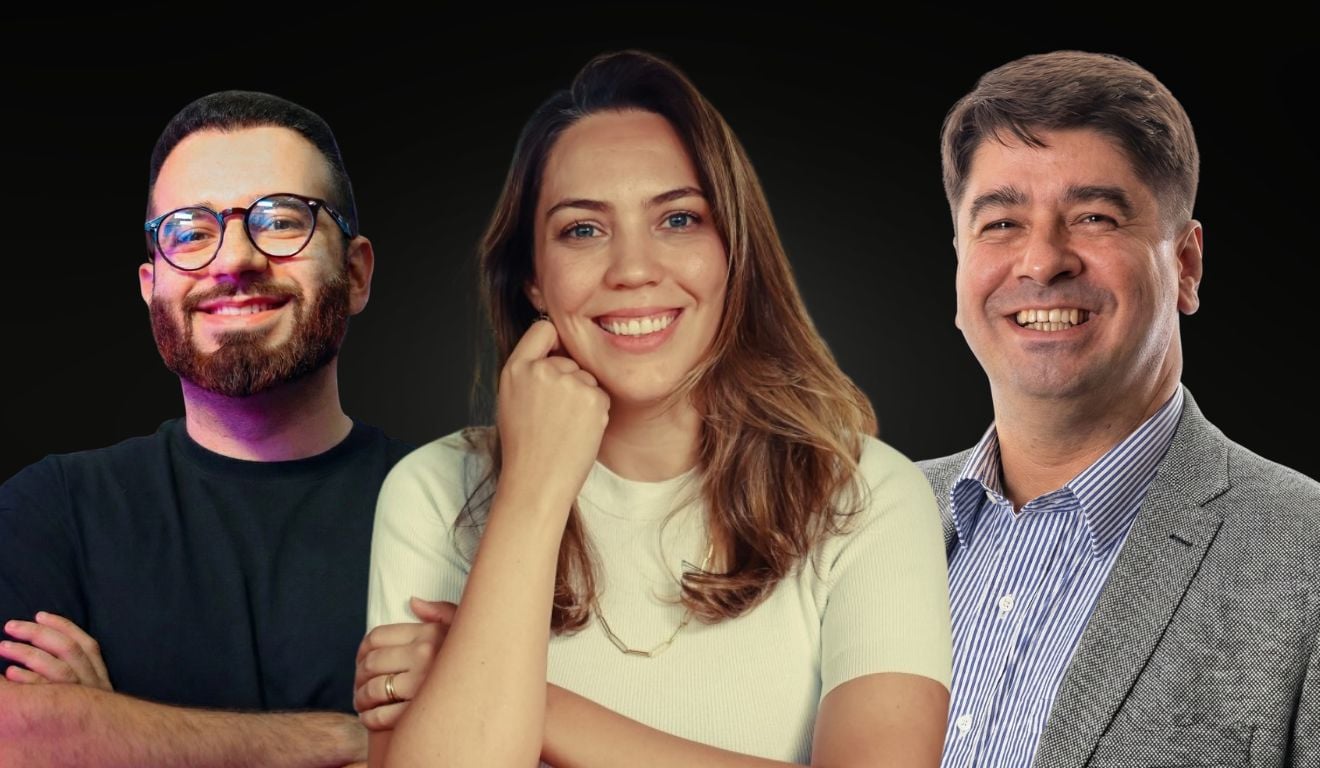 Victor Caetano, ao lado de Lilian Monteiro e Fernando Mattoso Lemos Victor Caetano, ao lado de Lilian Monteiro e Fernando Mattoso Lemos