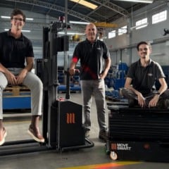 Os fundadores da Move Smart: Fernando Morgado, Paulo Leite e Juan Leite | Foto: Divulga&ccedil;&atilde;o