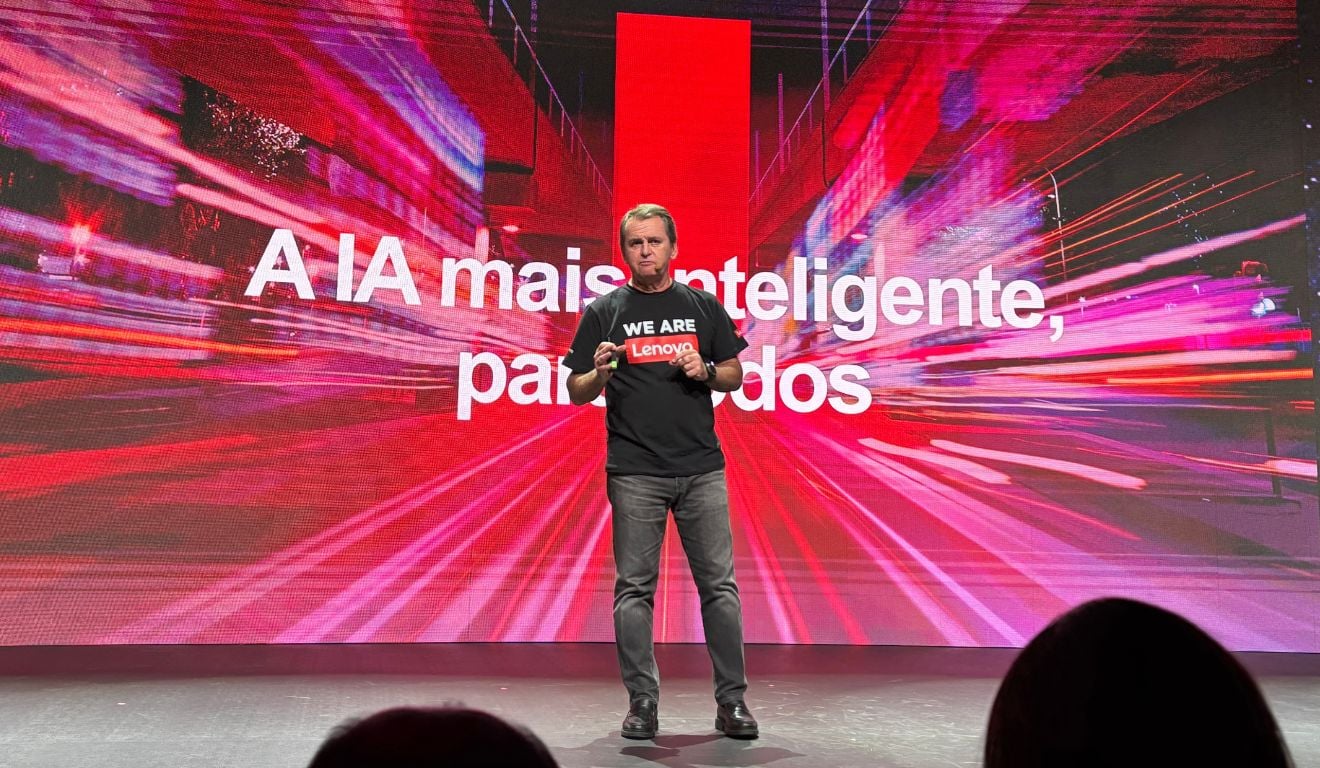 Ricardo Bloj, presidente da Lenovo Brasil, durante a edição de março do Lenovo Tech World
