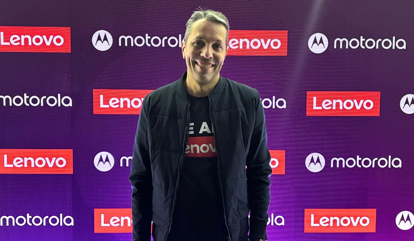Rodrigo Vidigal, presidente da Motorola Brasil, durante a edição de março do Lenovo Tech World