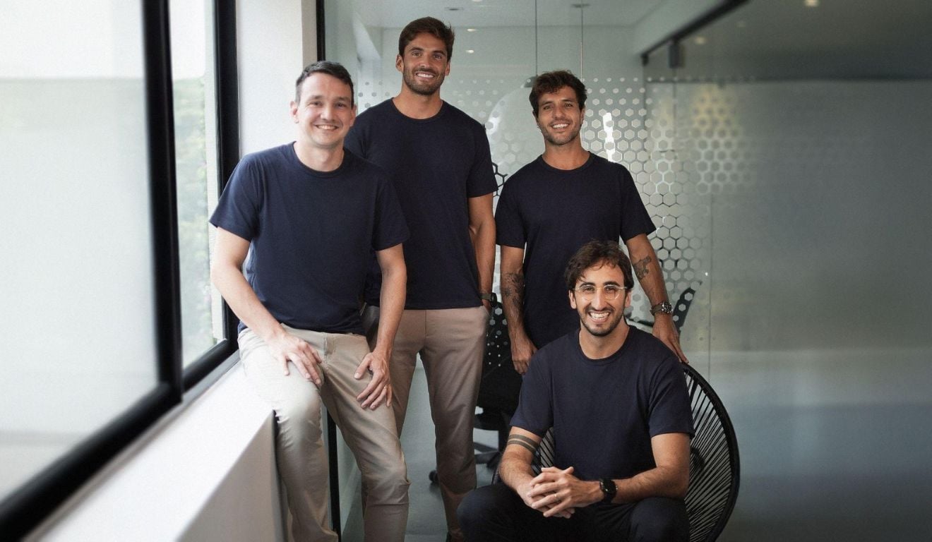 Fundadores da Inspira: Ricardo Verhaeg, Henrique Ferreira, Cauê Amaral e Rafael Grimaldi | Foto: Divulgação