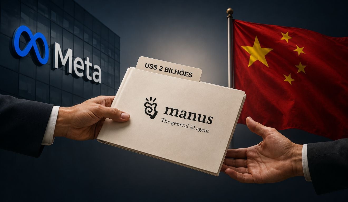 Após veto da China, investidores planejam recomprar Manus da Meta